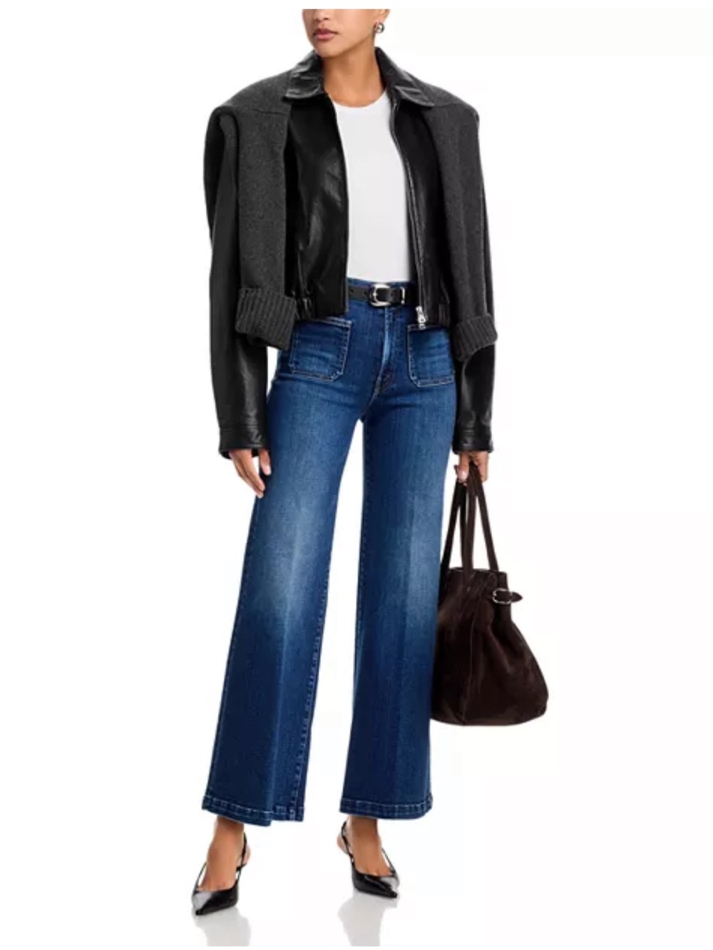 Mother The Hustler Roller Patch Pocket Skimp Jeans